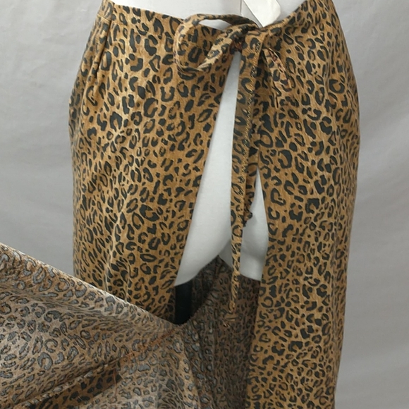 Handmade Leopard Wrap Pants Comfortable & Dramatic - Picture 7 of 12